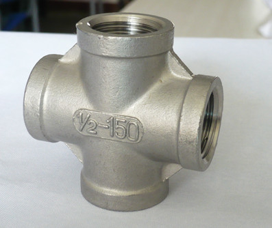 ASTM 316L Paslanmaz Çelik Çapraz Boru Bağlantısı 1 İnç Özelleştirilmiş