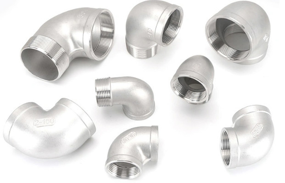 NPT BSP Dişli 4 Yollu Metal Boru Konnektörü SS 304 316 Erkek Dişi Eşit