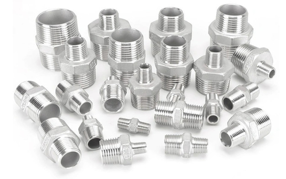 Sıhhi 316 316L Paslanmaz Çelik Boru Ek Parçaları 6000 PSI Hex Azaltıcı Burç