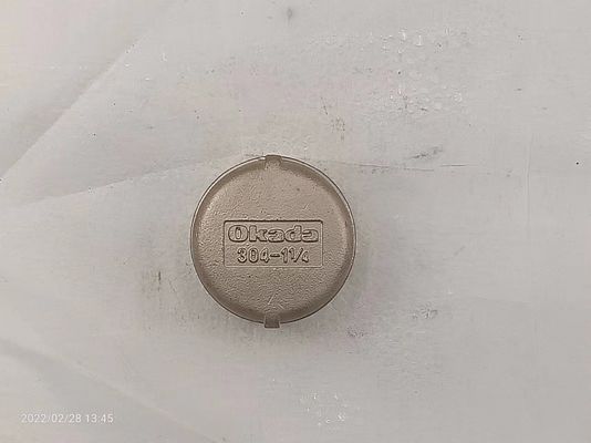 3/8 İnç 316L Paslanmaz Çelik Uç Kapakları Boru Bağlantı Elemanı 5x5 Sch 40 Dişli